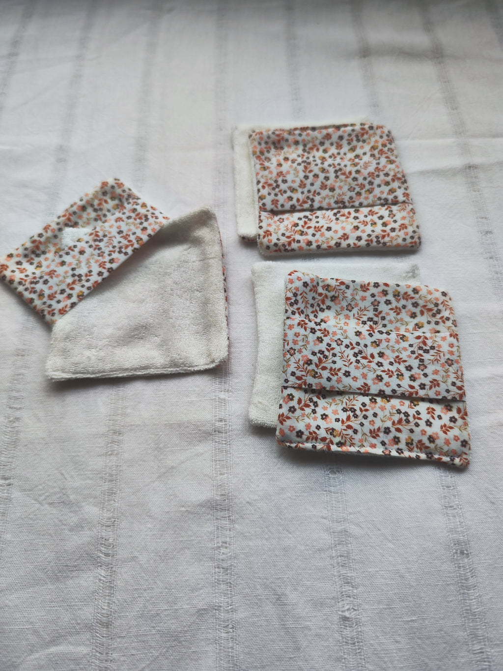 lot de 6 lingettes avec maintien