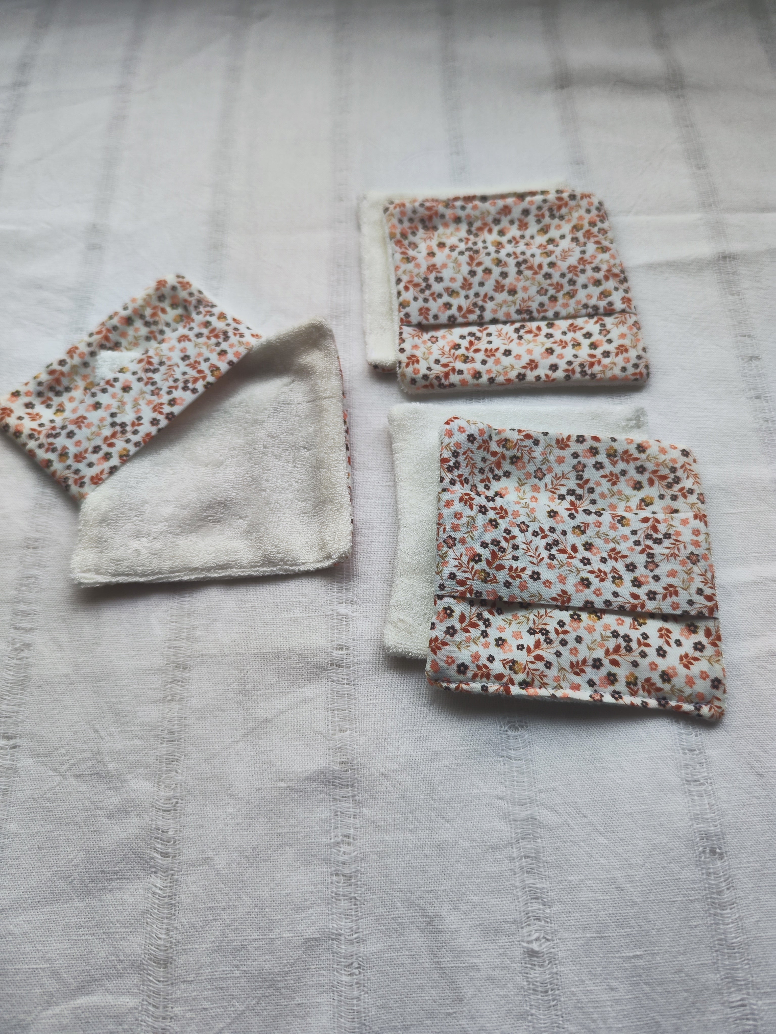 lot de 6 lingettes avec maintien