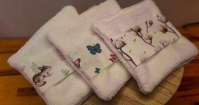 Maxi Lingette Réutilisable Double Face